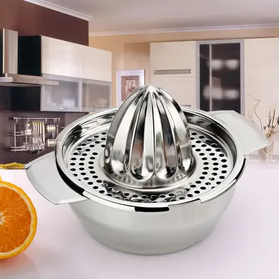 Fabrika çıkışlı satış paslanmaz çelik manuel sıkacağı portakal suyu limon el presi taşınabilir sıkacağı toptan sıkacağı