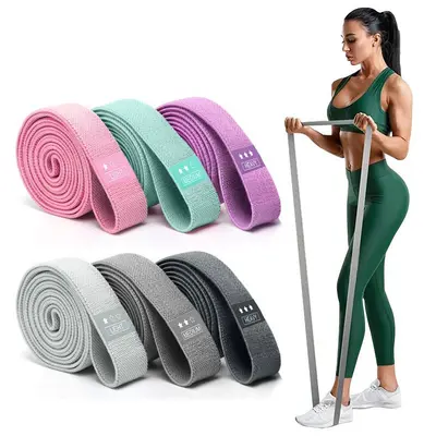 Thick Loop Resistance Band Set for Pull-Ups and Yoga, Elastic Stretch Strap - 2