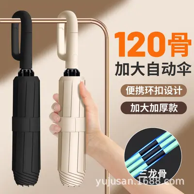 Fully Automatic Umbrella with UV Protection, for Rain or Sun