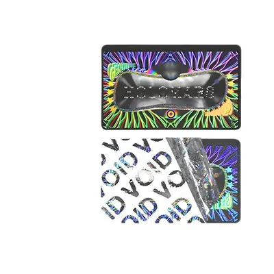 QR-Code-Hologramm-Sicherheitsetikett, Einweg, Manipulationsschutz