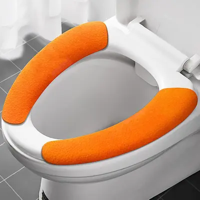 Washable Adhesive Toilet Seat Pad, Electrostatic, All-Season - 13
