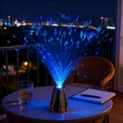 Starry Sky Fiber Optic Lamp, LED Colorful Night Light, Bedroom Ambient Light