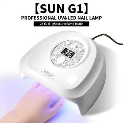 USB LED oje kurutma lambası, hızlı kuruyan, taş dekoritli