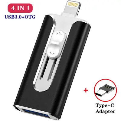 3'ü 1 Arada Telefon USB Bellek 1TB, Android ve Apple Uyumlu - 10