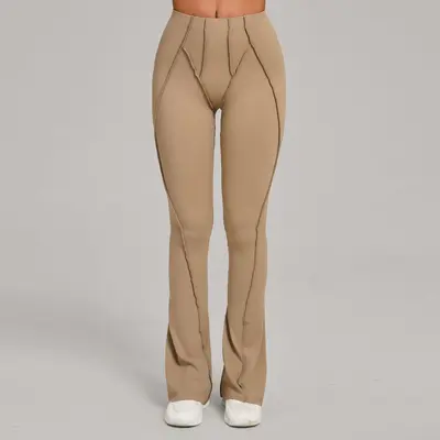 Women's Yoga Flare Pants, High-Waist, Butt-Lifting - 10