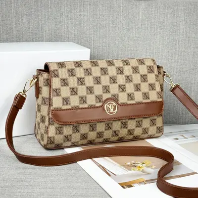 Damen-Handtasche mit Struktur, koreanischer Stil, Umhängetasche - 3