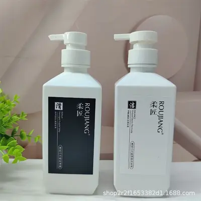 Small Square Bottle Shampoo, Deep Nourishing, Anti-Dandruff and Oil Control - 3
