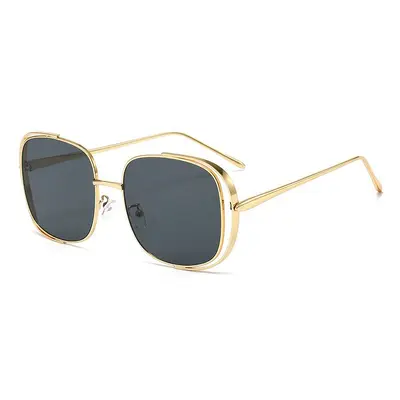 Large Frame UV-Protection Sunglasses with Hollow Frame - 7