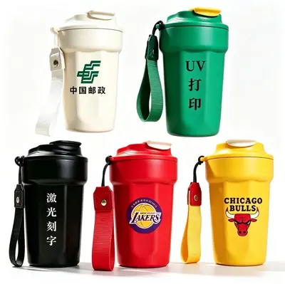 Edelstahl-Thermobecher 316, achteckig, Kaffee - 4