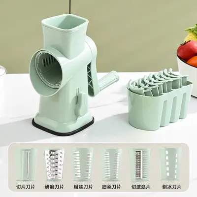 Drum vegetable slicer multifunctional hand-crank potato slicer - 13