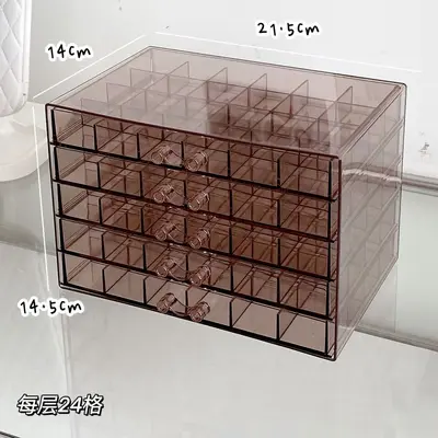 Jewelry storage box with drawers large capacity - 11