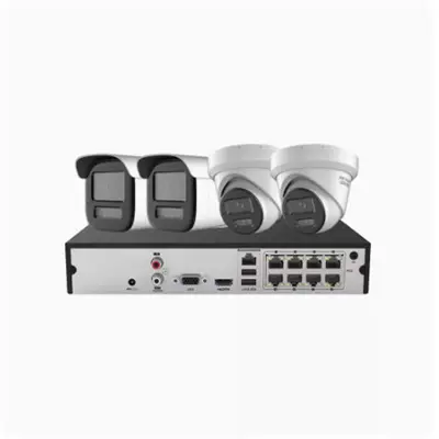 Hikvision 8MP POE Network Surveillance Camera Kit Outdoor - 3
