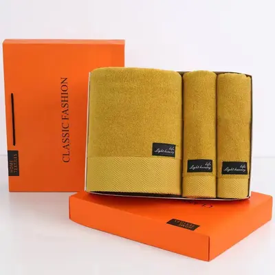 Pure cotton towel gift set, weddings/events, customizable - 3