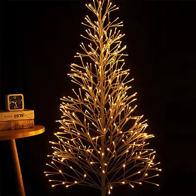 LED-Kunstweihnachtsbaumlichter, warmweiß, Raumdekoration