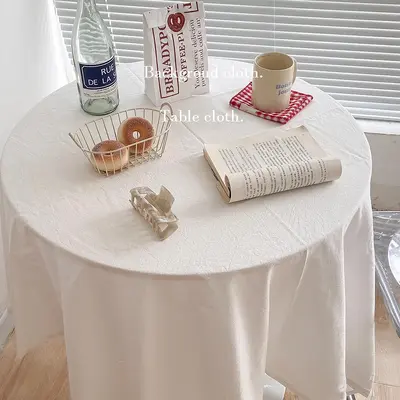 Photography backdrop fabric, high-quality soiled white imitation cotton and linen fabric, popular decorative accessories, food styling tablecloth