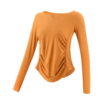 Yoga-Trainingsanzug Damen, schnelltrocknend, V-Ausschnitt, Pilates