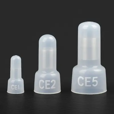 Schnellklemme mit gewelltem Abdeckkappe, geschlossene LED-Kabelabdeckung CE1 CE2 CE5 - 6