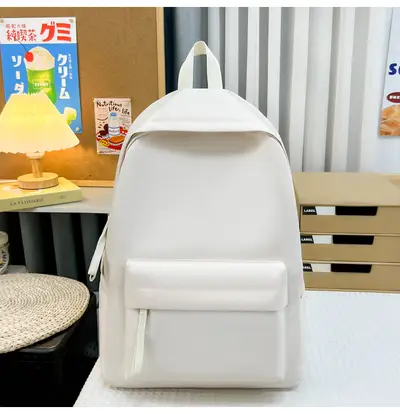 Minimalist Large-Capacity Student Backpack, Harajuku Style Middle School - 8