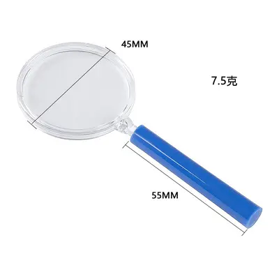45 mm Acryl-Handlupe, 10-fache Vergrößerung