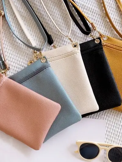 Sınır ötesi sıcak satış 2024 sonbahar ve kış yeni hakiki deri kadın çantası mini crossbody çanta basit küçük kare çanta yumuşak inek derisi cep telefonu çantası