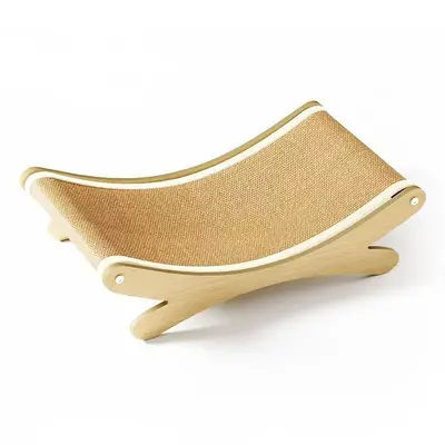 Sisal Cat Scratching Board with Paw Nest and Toy, Large