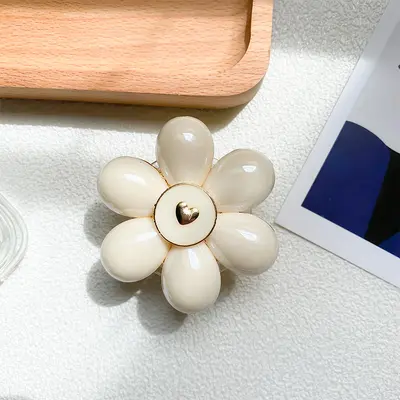 Japanese-Style Floral Phone Stand with Retractable Selfie Ring Grip - 8