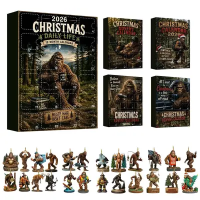 Weihnachts-Countdown-Blindbox mit Bigfoot-Anhänger - 5