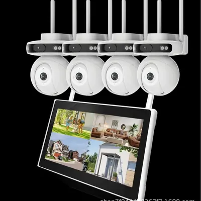 3MP/5MP Top Makinesi WIFI Kablosuz İzleme Seti 4 yollu 8 yollu Güvenlik Ekranlı NVR Seti Kablosuz CCTV Toptan - 9