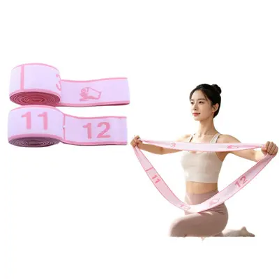 Segmentli fitness direnç bandı, çocuk dansı ve yetişkin yoga için