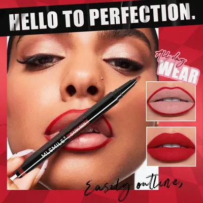 Wasserfester matter flüssiger Lippenstift, langanhaltend, nicht abfärbend