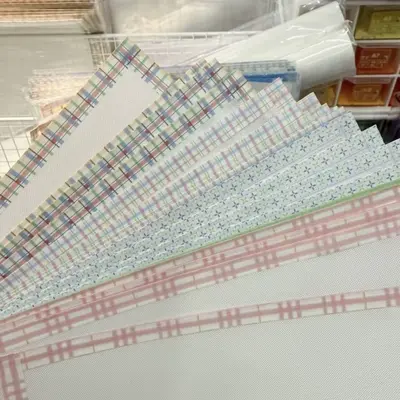 Boncuk Pişirme Kumaşı Mat Kenarlı Yumuşak Yarı Saydam 140g Isı Transferi Sayfası DIY El Sanatları Yüksek Sıcaklık Dayanıklı Boncuk Ütü Kağıdı