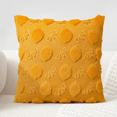Cross-border Valentine's Day Plush Pillow Cover Heart Embroidery Jacquard Cushion Living Room Sofa Holiday Decoration Pillow Case - 13