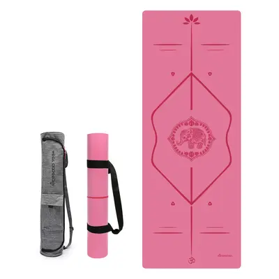 Silent PU rubber yoga mat, non-slip, thickened, widened - 10