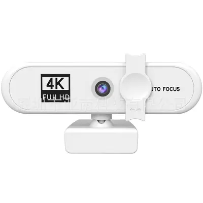 4K web camera with auto focus, 1080p, USB, plug-and-play