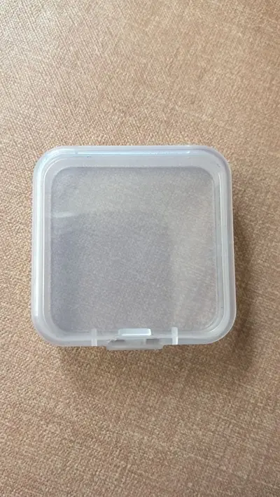 T şeffaf plastik kutu küçük kare kutu şeffaf uzun kulak tıkacı kutusu takı mini saklama kutusu lLOGO ile özelleştirilebilir - 11
