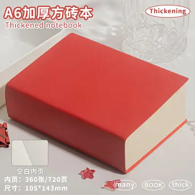 A6 Extra Thick Blank Sketchbook, Small Square Format - 8