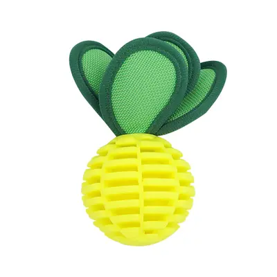 Dog Toy, Indestructible TPU Chew Ball with Squeaker and Treat Dispensing - 9