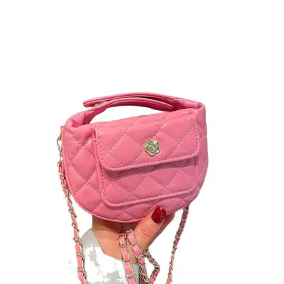 Women's PU Handbag with Diamond Quilted Pattern, Single Shoulder Crossbody Bag 2025 - 6