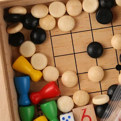 五合一多功能数独游戏棋木质四六九宫格儿童早教益智开发玩具批发