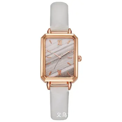 Luxus Vintage Damenuhr Roségold Malachit-Zifferblatt - 13