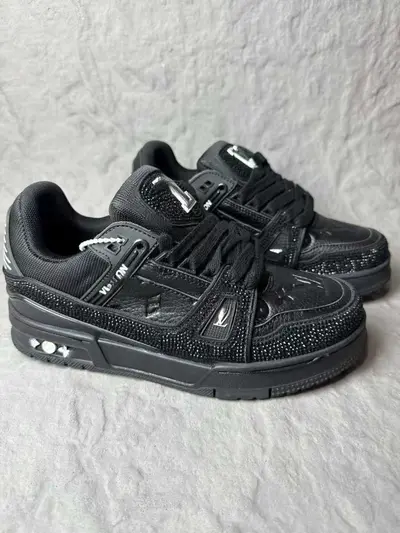 Erkek kalın tabanlı panda sneaker, siyah beyaz, rahat - 7