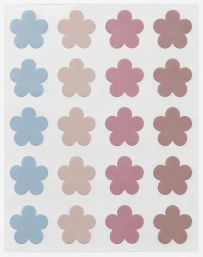 Blumenmuster Hydrokolloid-Akne-Patches 24er Packung Porenreinigung - 9