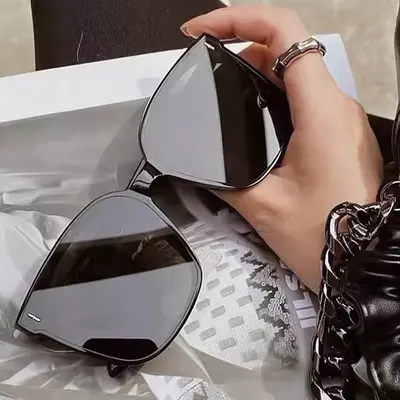 Women's Sunglasses Oversized Face UV-Protection Trendy Style - 4