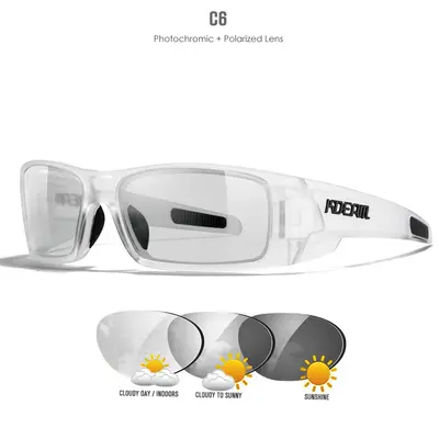 2024 KDEAM Square Polarized Sunglasses KD338, Cycling Glasses - 11