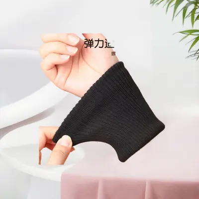 螺纹袖口松紧边辅料布料羽绒服儿童衣服加长针织罗纹裤脚收口接长 - 4
