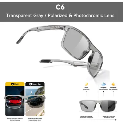KDEAM Large Size Fashion Polarized Sunglasses Outdoor Casual Sunglasses Central Asia Eyewear Wholesale KD101-PLUS - 12