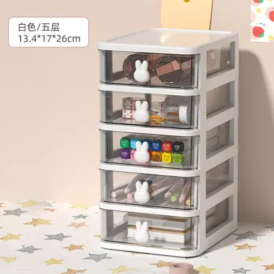 Transparent desk storage box, mini drawer type - 10