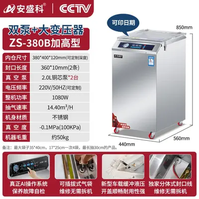 Vacuum sealing machine, commercial fully automatic - 10