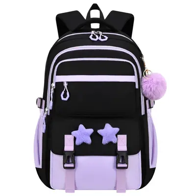 Waterproof Girls' School Backpack Set of 3, Large Capacity - 11
