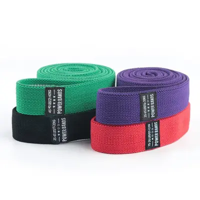 Fitness Örgü Direnç Lastiği 208 x 4 cm, Uzun ve Geniş - 11